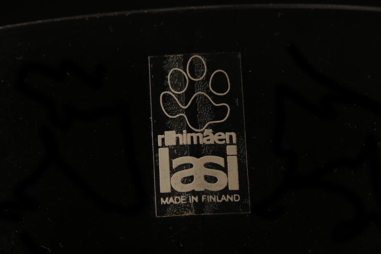Riihimäen lasi Erkkitapio Siiroinen kirkas kulho Kasperi - Image 7