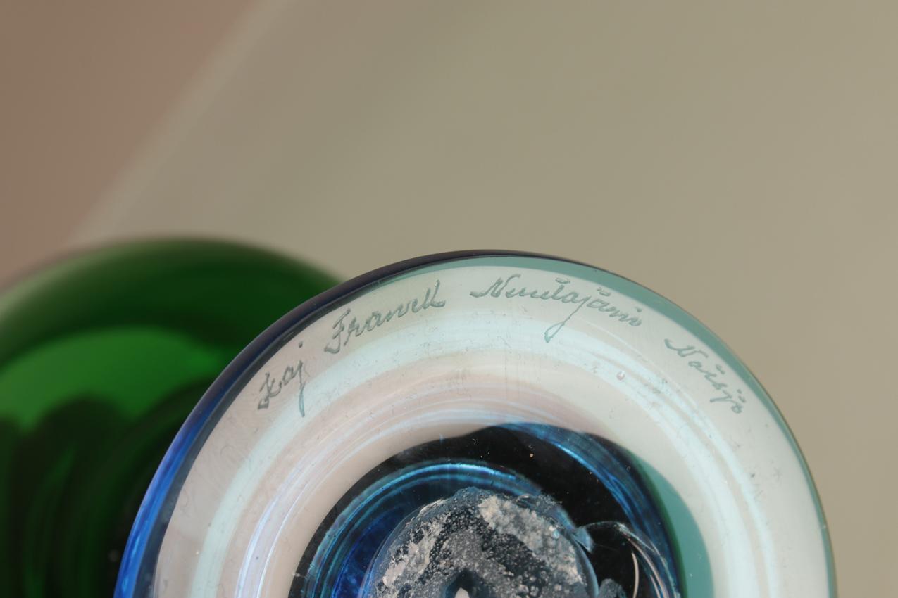 Nuutajärvi Kaj Franck signeerattu taidelasi Trophy Pokaali - Image 6