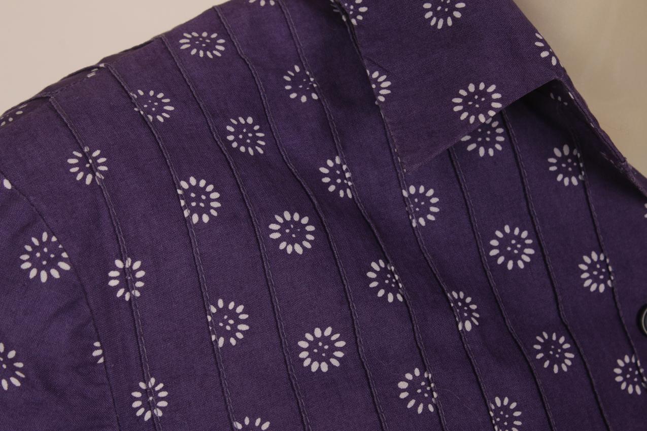 Vintage 70-luku Marimekko Annika Rimala “Kellukka” violetti mekko M - Image 4
