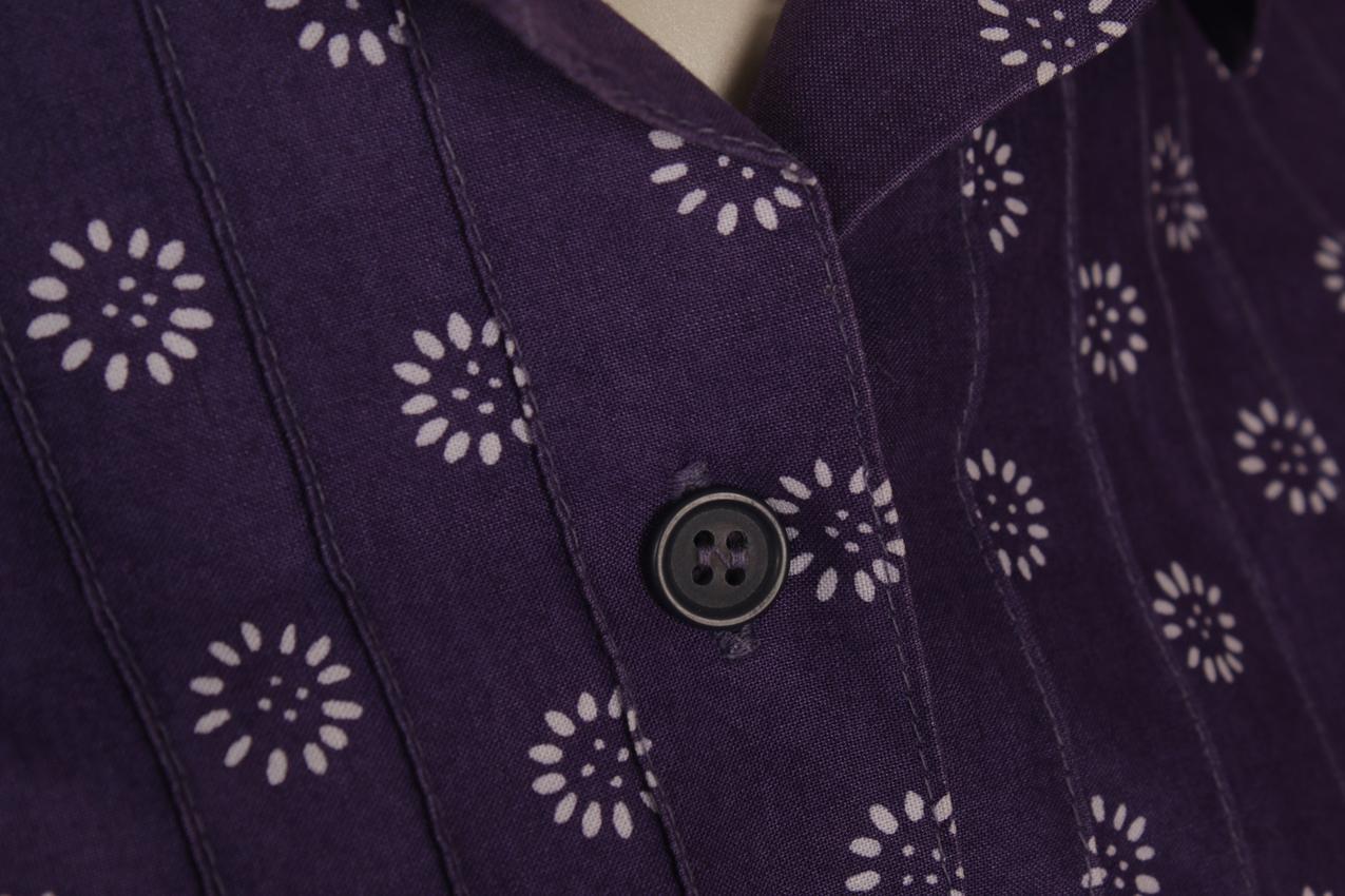 Vintage 70-luku Marimekko Annika Rimala “Kellukka” violetti mekko M - Image 7