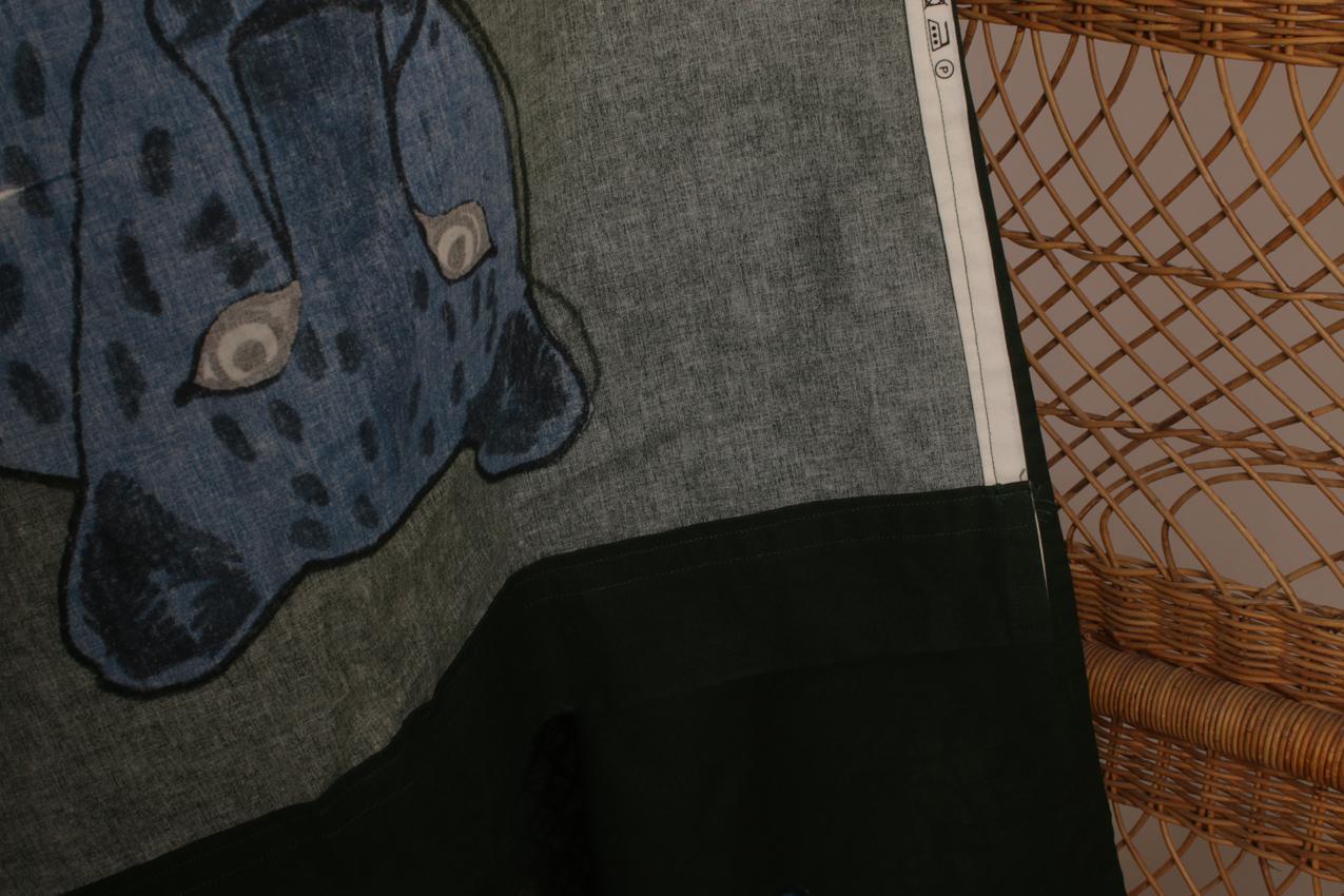 Marimekko Teresa Moorhouse kangas sininen “Sininen gebardi” - Image 4