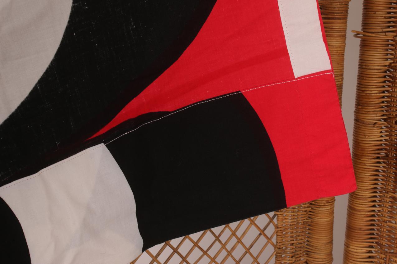 Vintage Marimekko Maija Isola punainen “Kaivo” kangas - Image 4