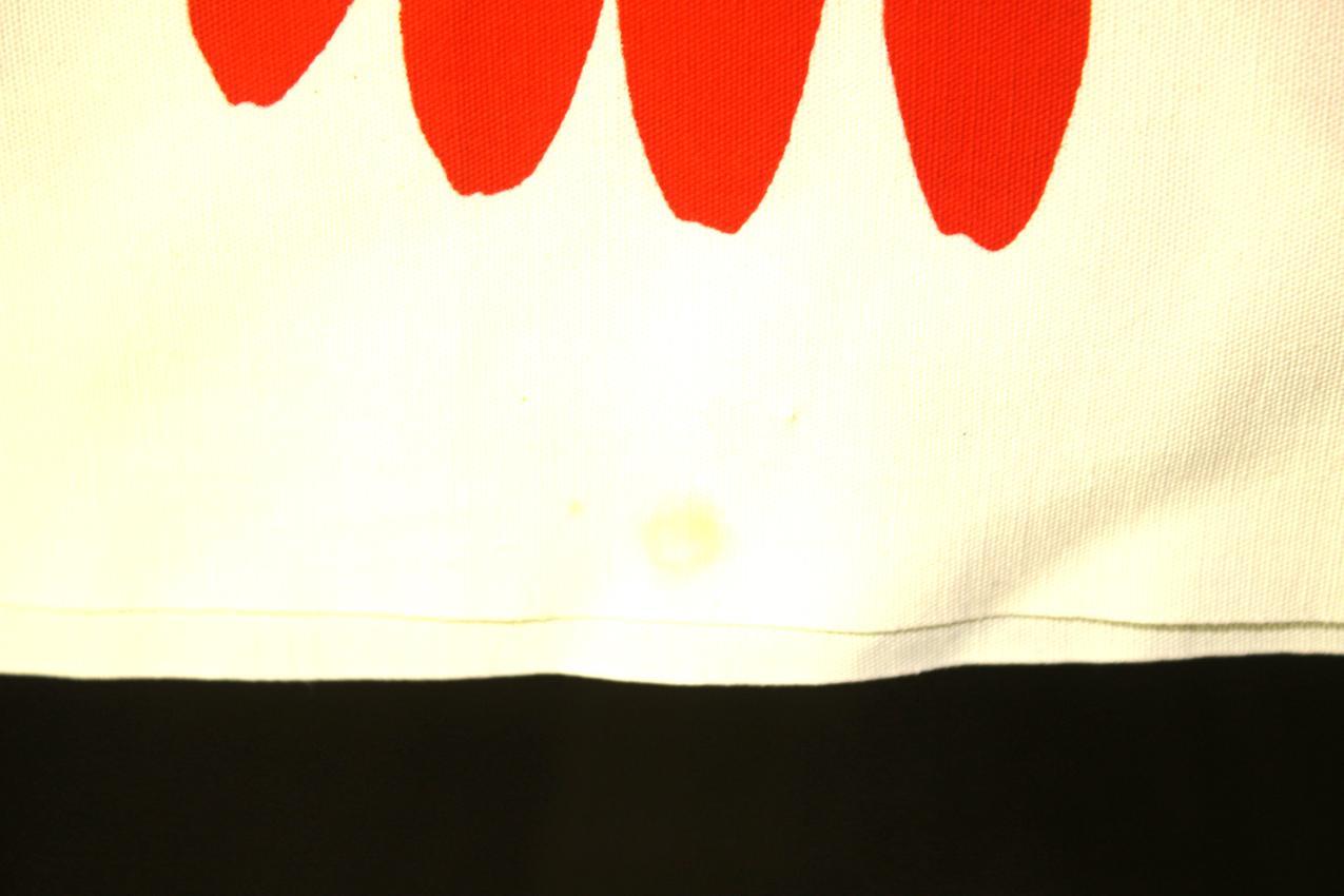 Vintage 50-luku Marimekko Printex Maija Isola oranssi ”Auringonkukka” kangas - Image 5