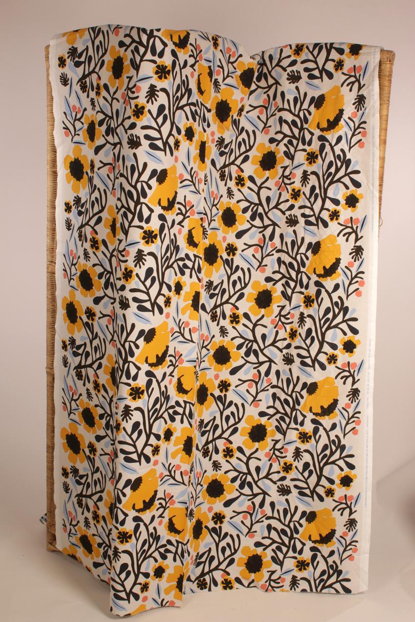 Marimekko Aino-Maija Metsola natural white “Mykerö” fabric