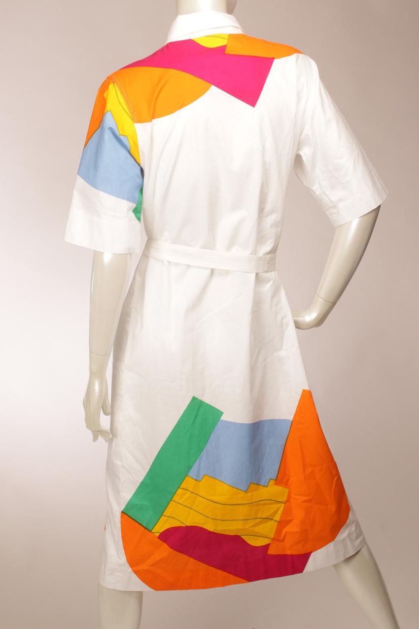 Vintage Marimekko Pentti Rinta “Forte” paitamekko S - Image 5