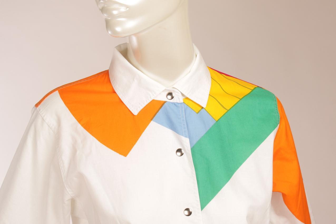 Vintage Marimekko Pentti Rinta “Forte” paitamekko S - Image 6