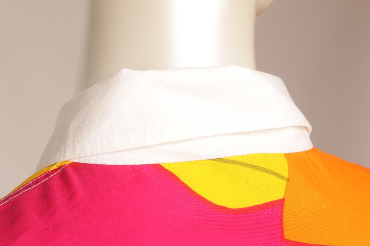 Vintage Marimekko Pentti Rinta “Forte” paitamekko S - Image 8