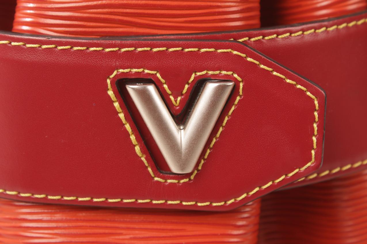 Louis Vuitton Rouille Epi Leather Twist bucket olkalaukku - Image 10