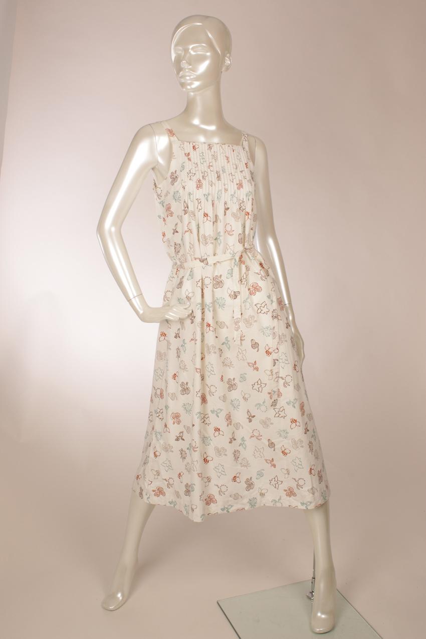 Vintage Marimekko spagettiolkainmekko S