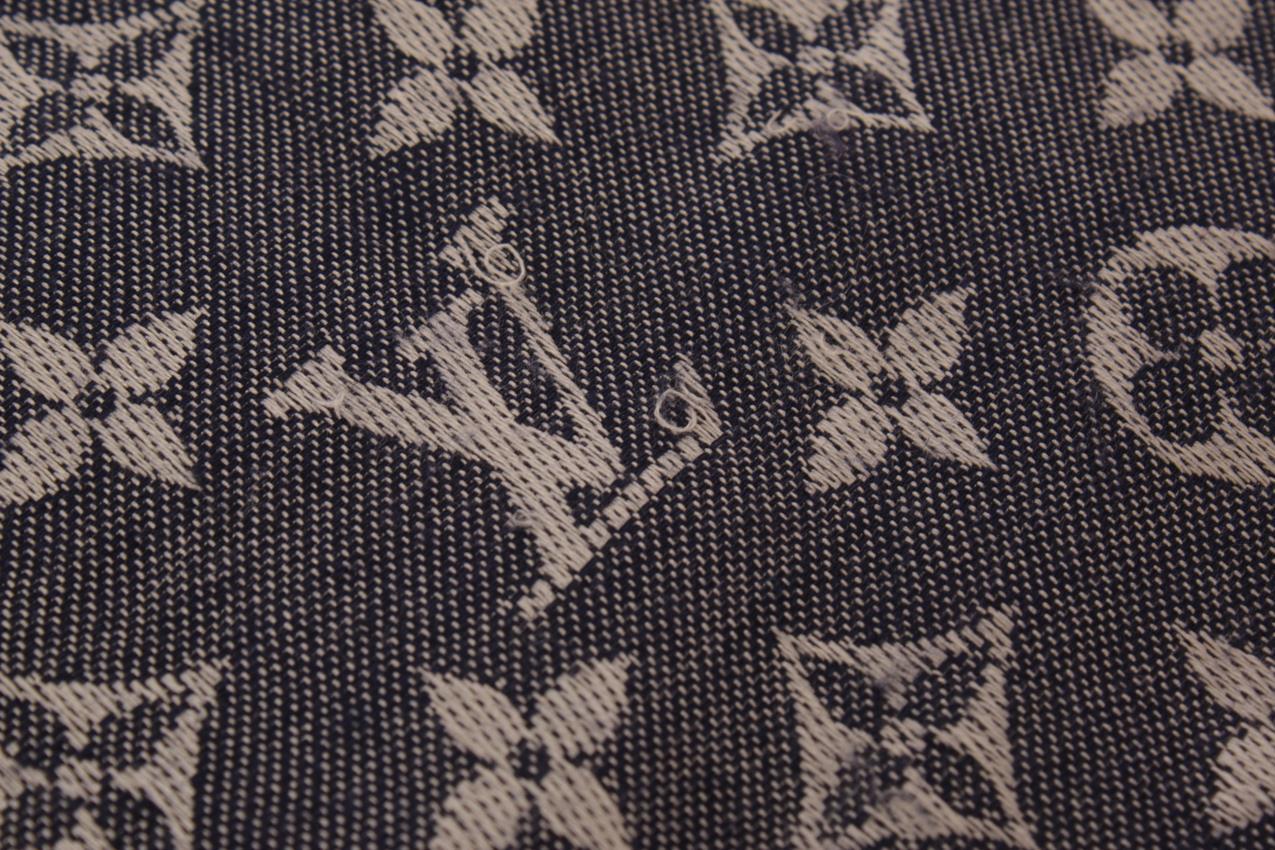 Louis Vuitton sininen Monogram Denim huivi - Image 8