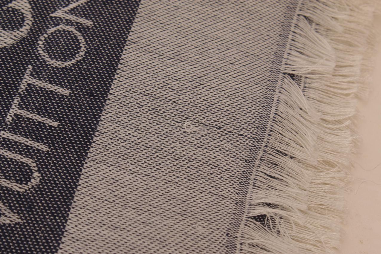 Louis Vuitton sininen Monogram Denim huivi - Image 10
