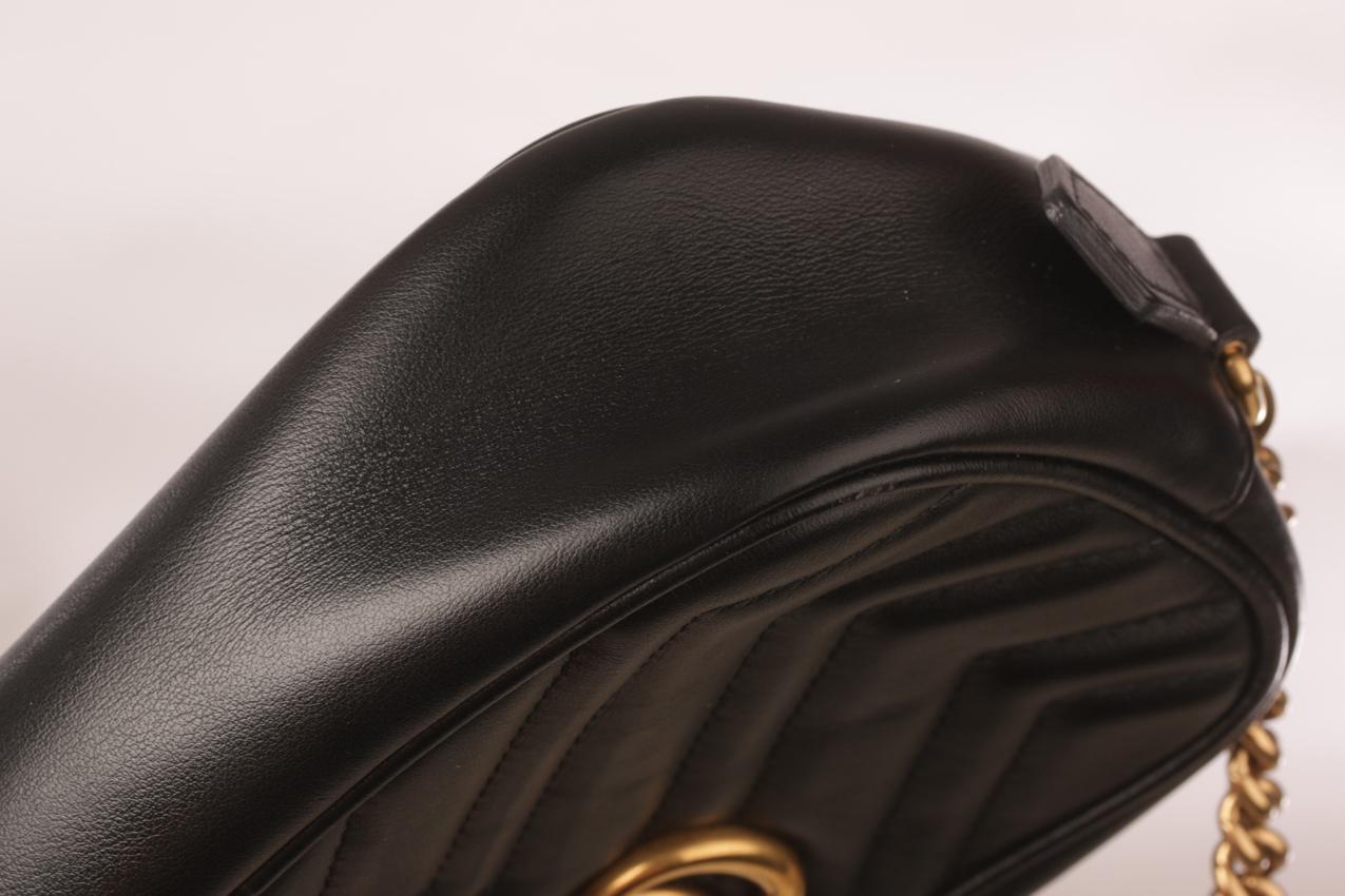 Gucci Marmont Matelassé musta mini Cross body -laukku - Image 12