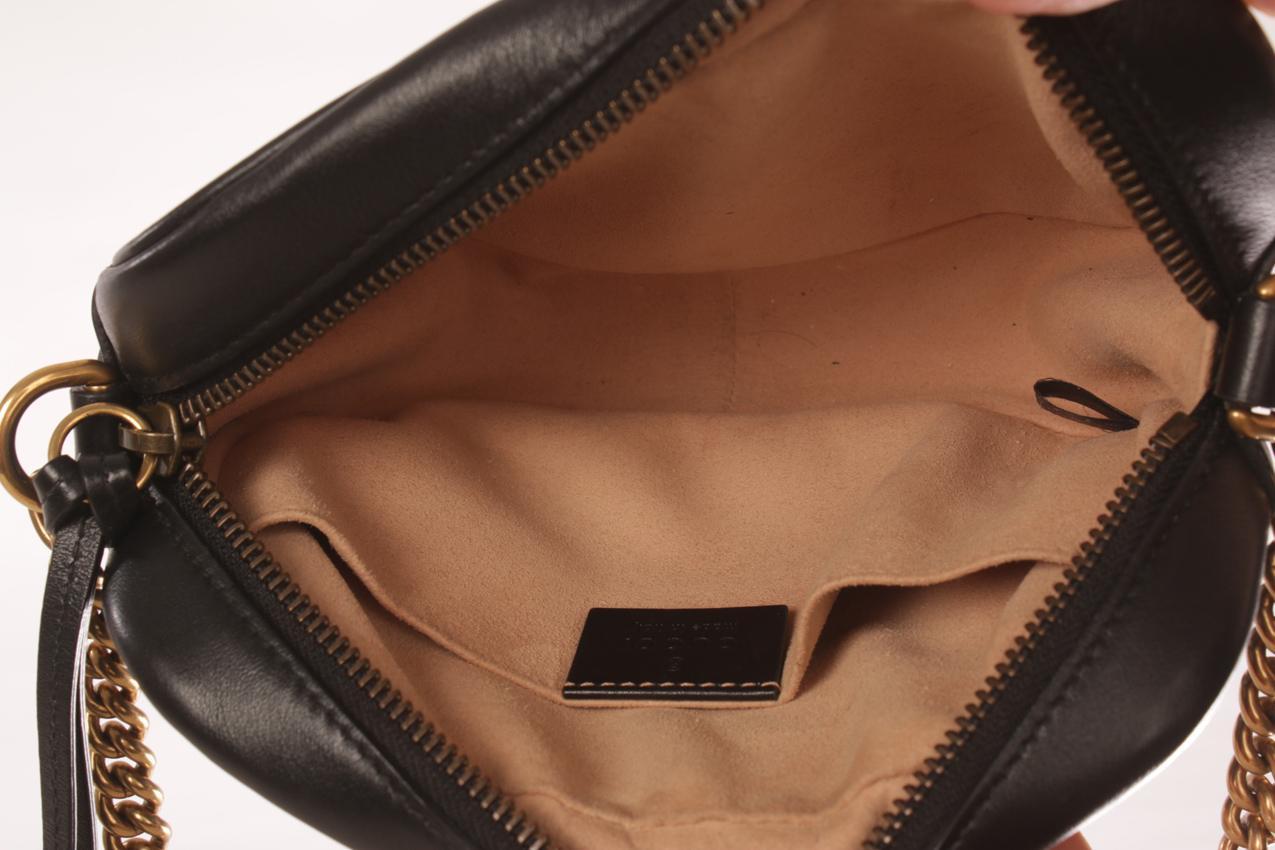 Gucci Marmont Matelassé musta mini Cross body -laukku - Image 5