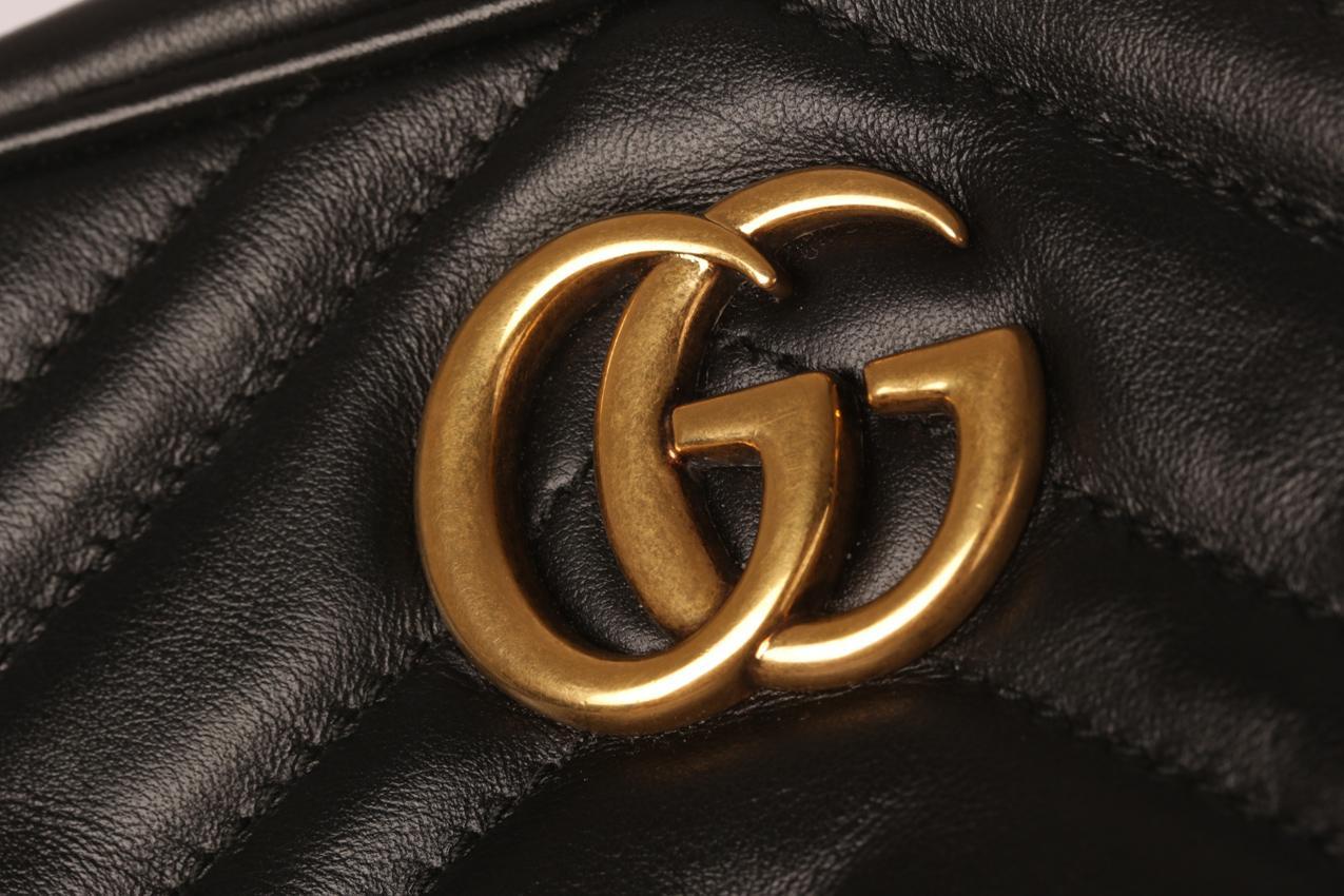Gucci Marmont Matelassé musta mini Cross body -laukku - Image 10