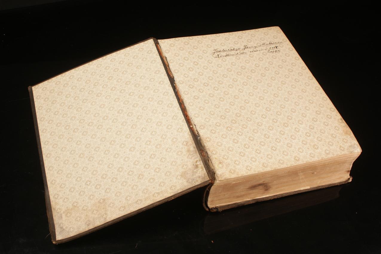 Antiikkinen ”Kodin kuvaraamattu” Biblia Gummerus Jyväskylä 1893 - Image 3