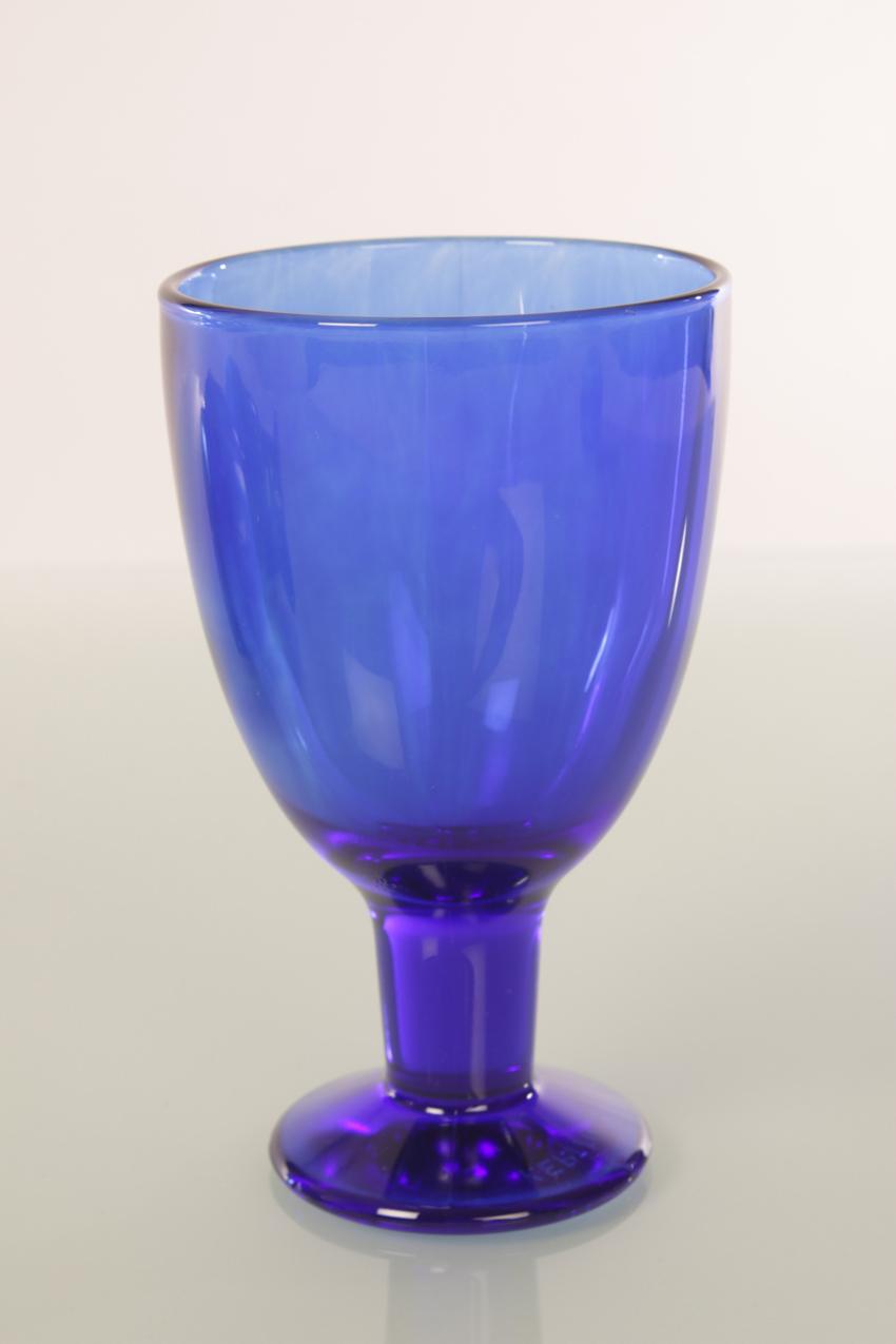 Iittala Kerttu Nurminen viisi koboltin sinistä Verna-viinilasia - Image 4