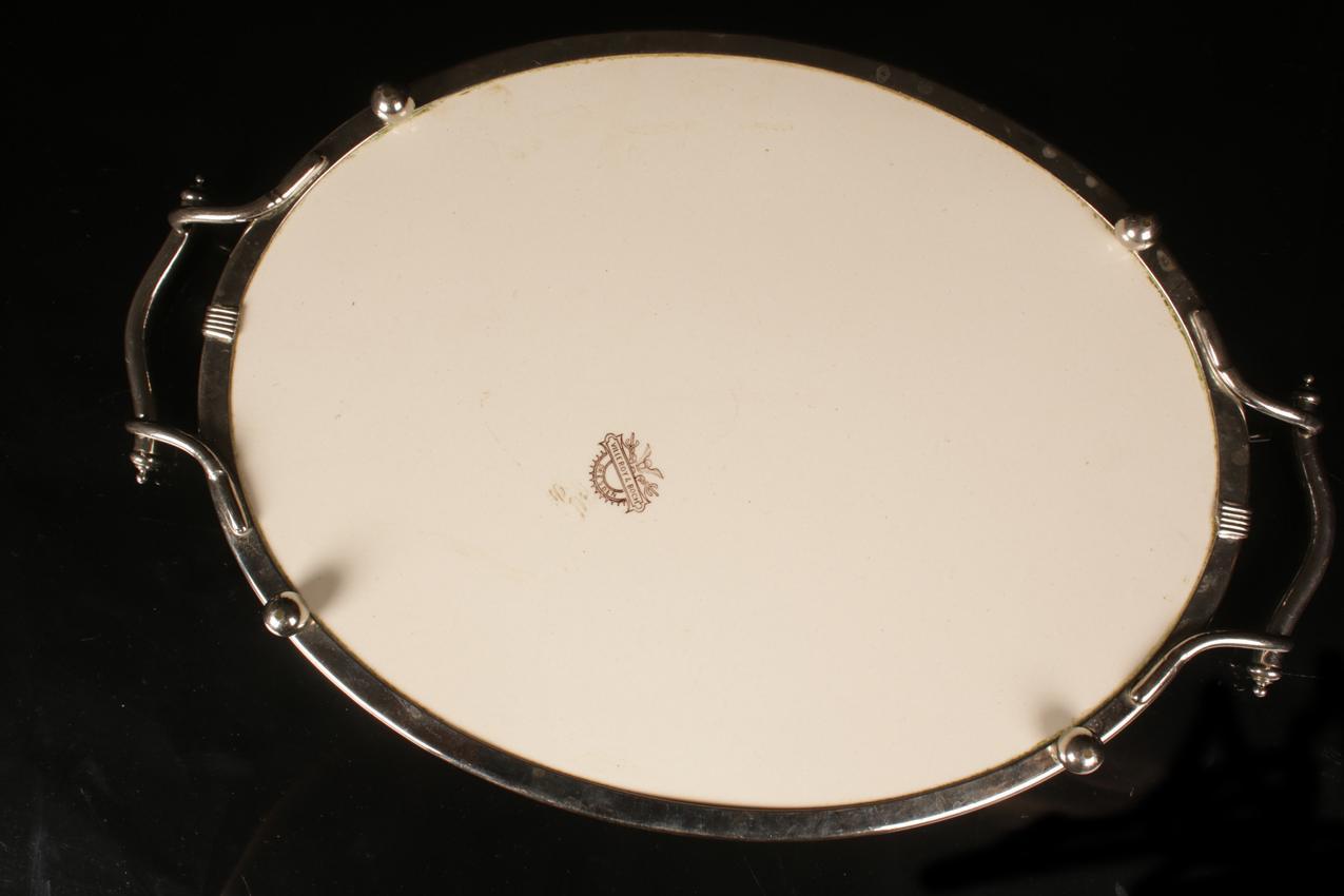 Antiikkinen Villeroy & Boch posliinitarjotin - Image 3