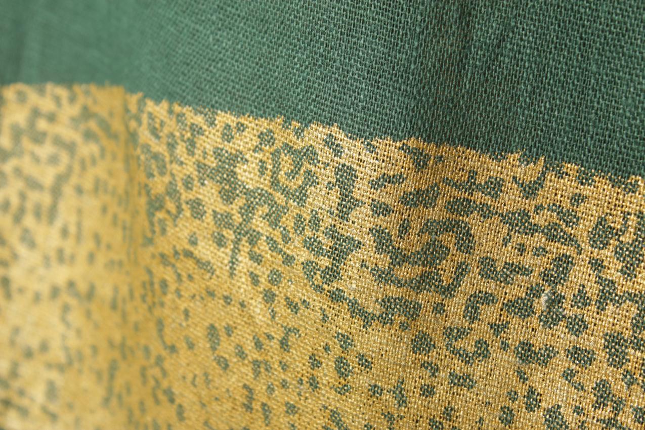 Marimekko Fujiwo Ishimoto ”Helinä”-pellavakangas - Image 3