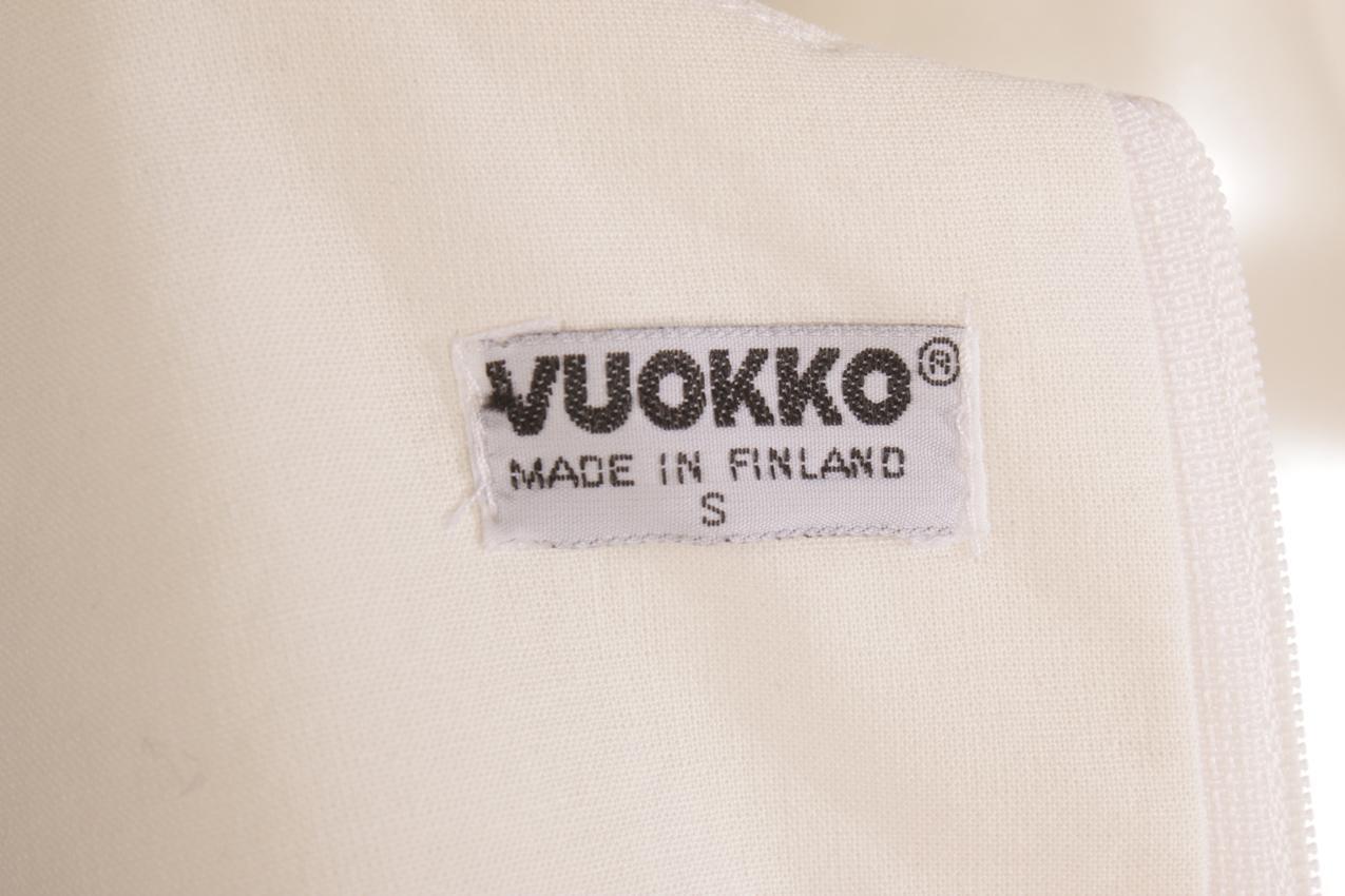 Vuokko white black “Pyörre” maxi dress S and bag - Image 14