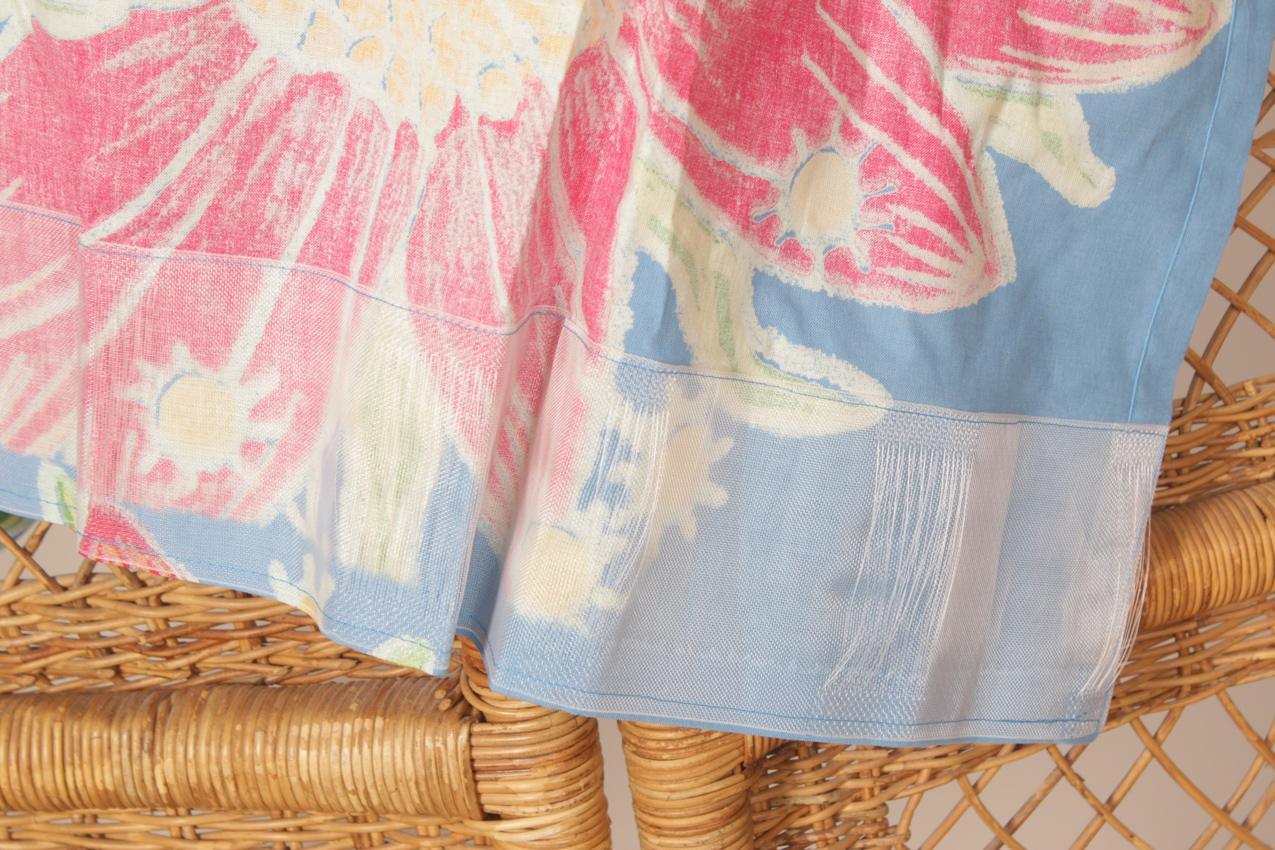 Vintage Marimekko Tanja Orsjoki ”Kumma juttu” -kangas verho - Image 5
