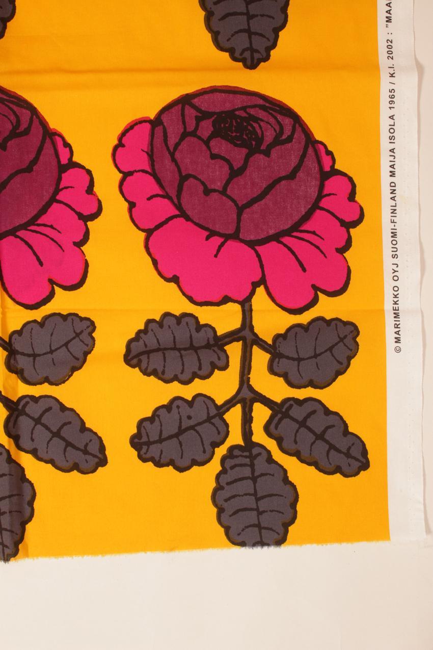 Marimekko Maija Isola ”Maalaisruusu” -kangas - Image 4