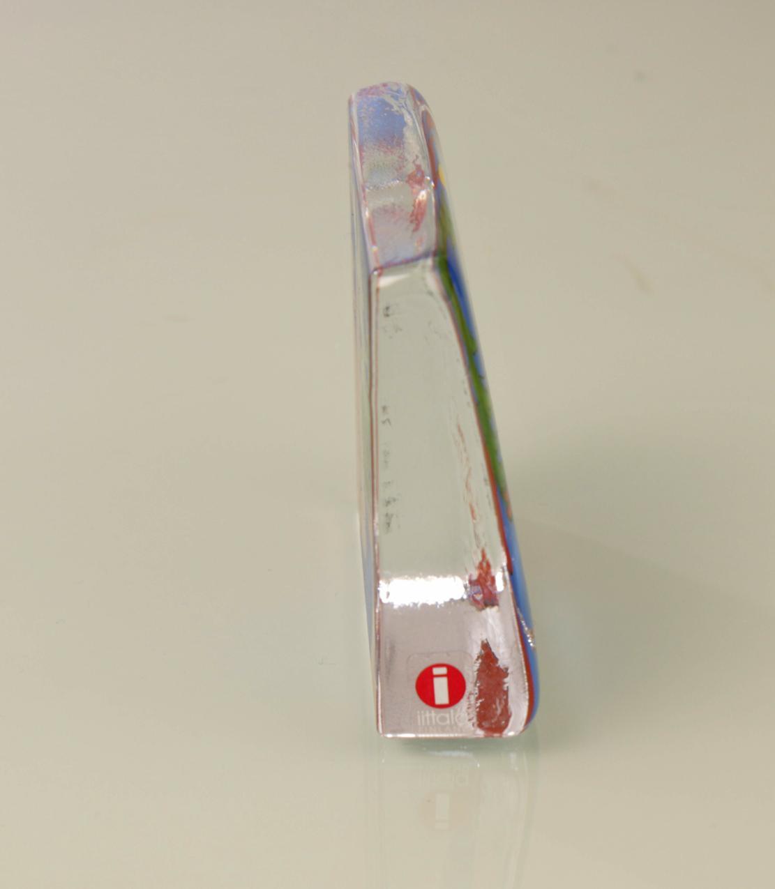 Iittala Heljä Liukko-Sundström pieni ”Onnen pojat” -lasikortti - Image 5