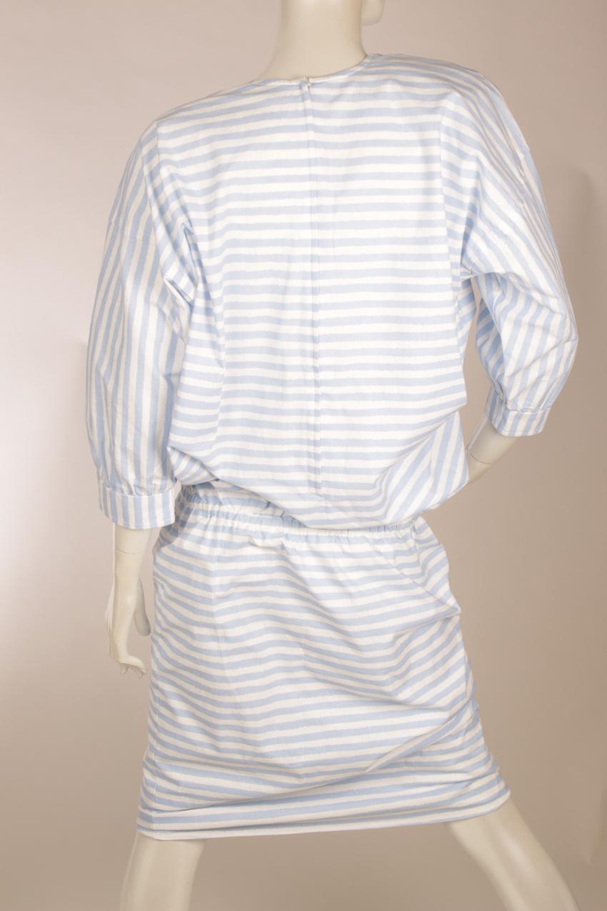 Vintage Vuokko raidallinen mekko XS S - Image 7