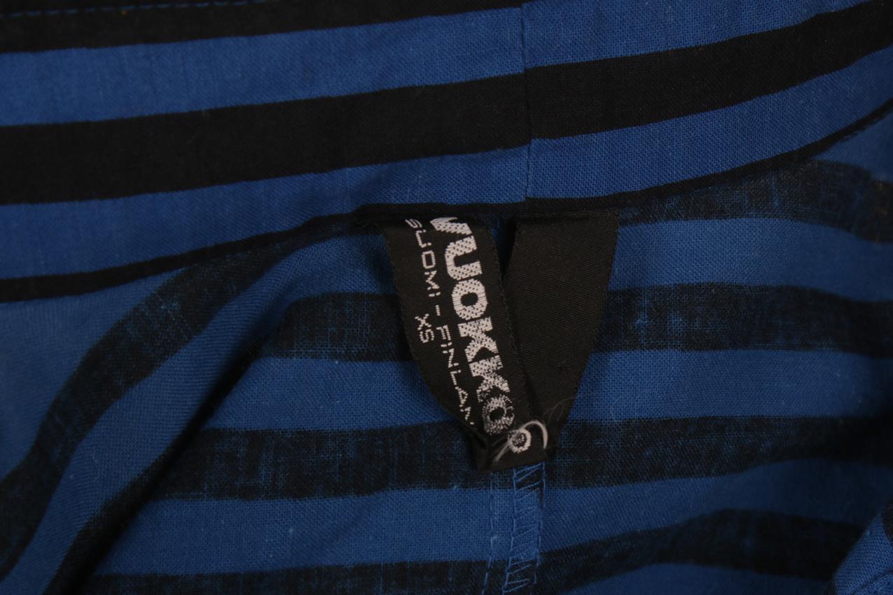 Vintage Vuokko raidallinen mekko XS S - Image 11