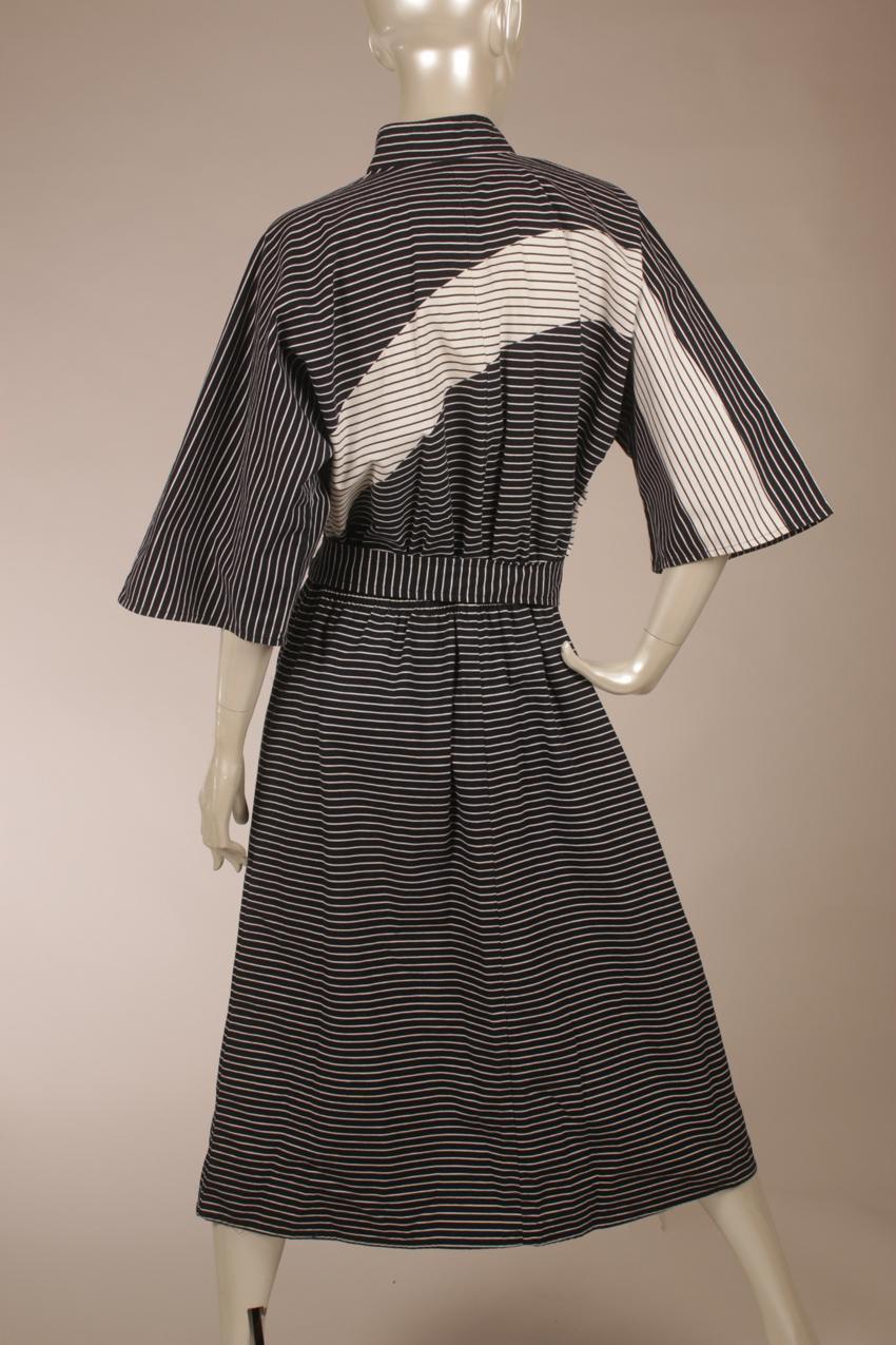 Vintage Vuokko raidallinen mekko L - Image 7