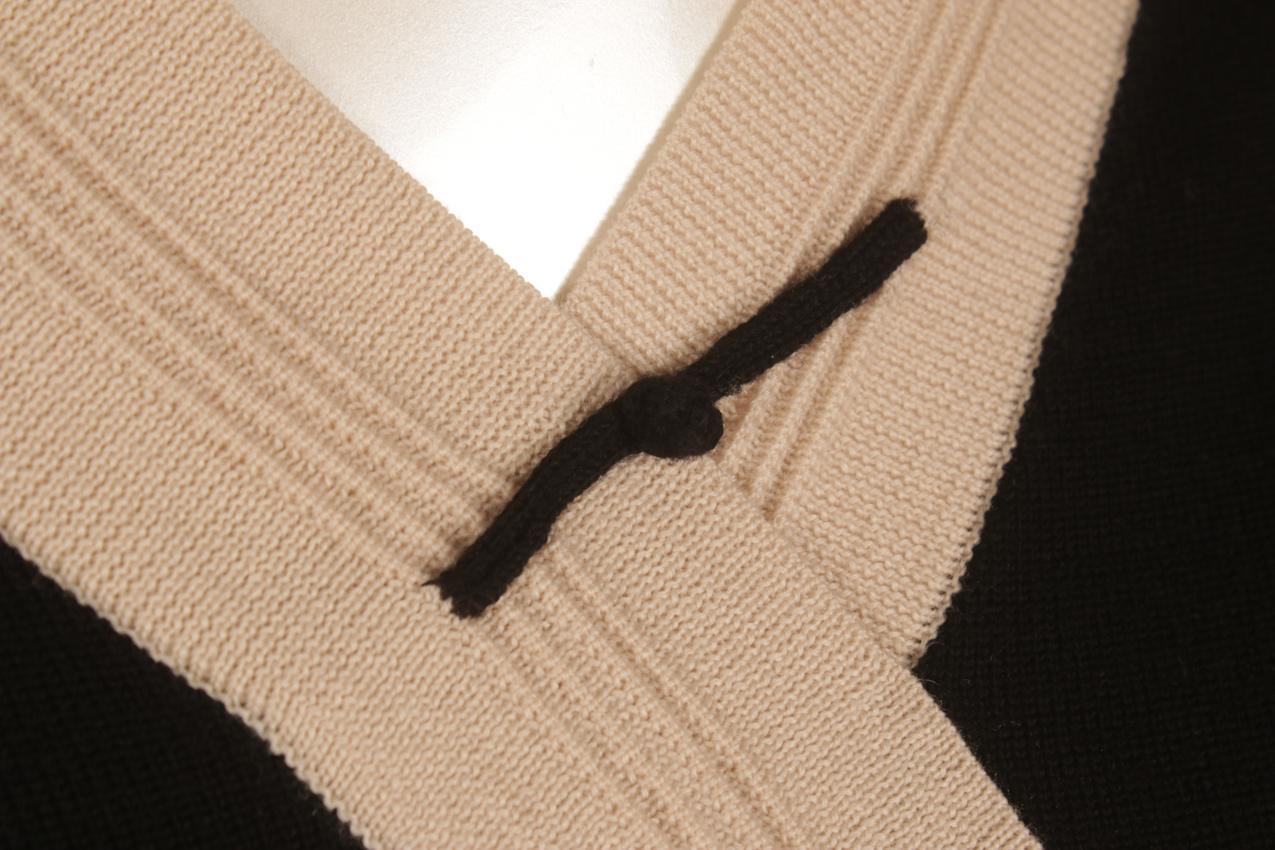Shangai Tang black wool sweater L - Image 3