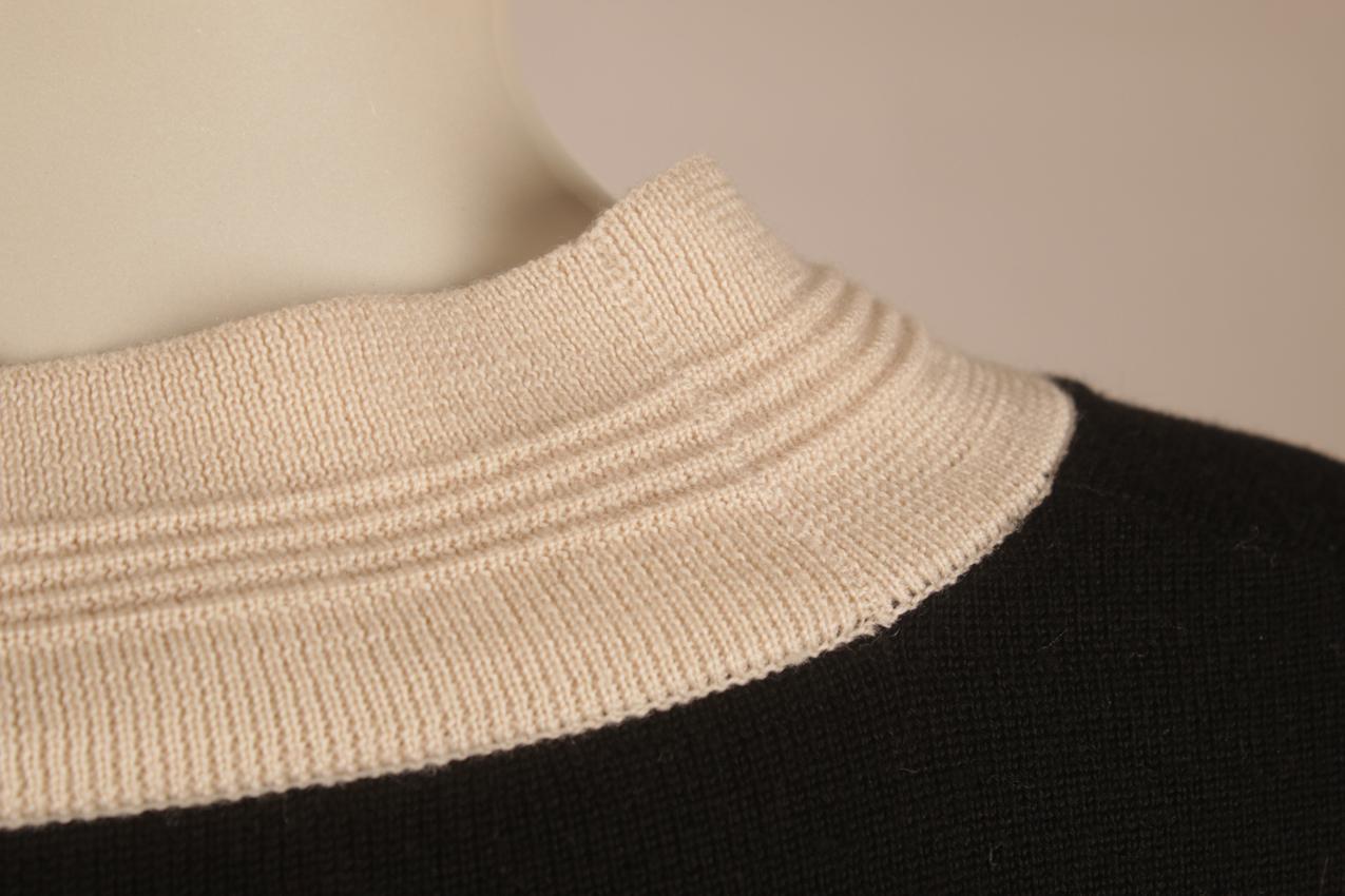 Shangai Tang black wool sweater L - Image 7