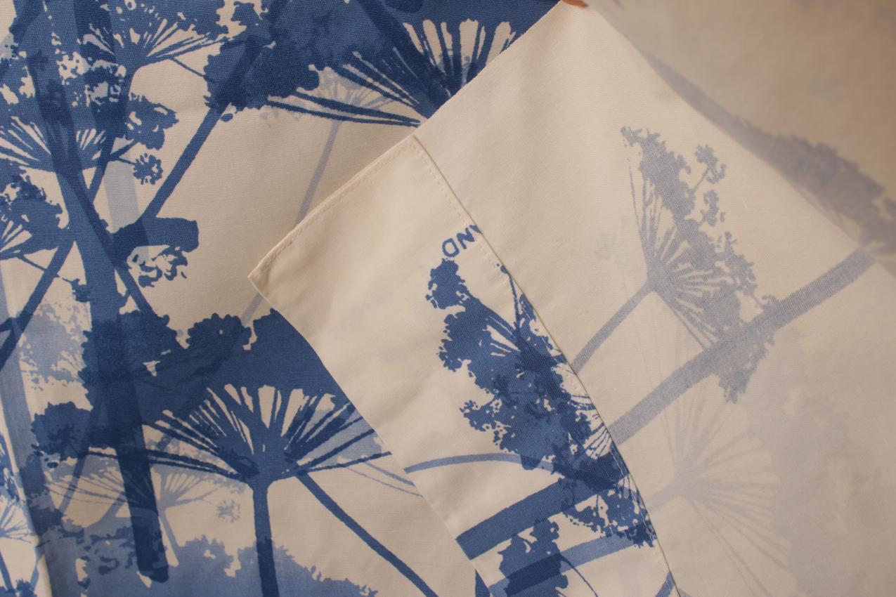 Vintage Printex Marimekko Maija Isola blue ”Putkinotko” curtain fabric - Image 3