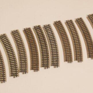 Vintage Märklin curved M tracks 10 pcs