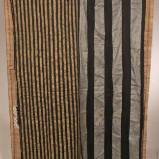 Vintage 1993 Marimekko Kristina Isola” Pylväät” satiinikangas pöytäliina