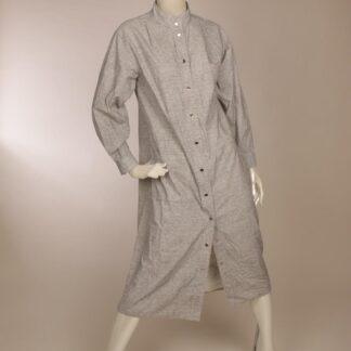 Vintage Vuokko grey patterned shirt dress S