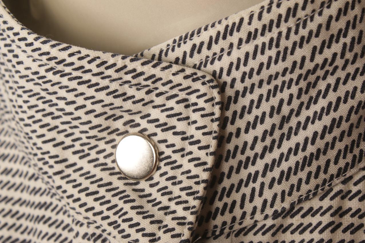 Vintage Vuokko grey patterned shirt dress S - Image 7