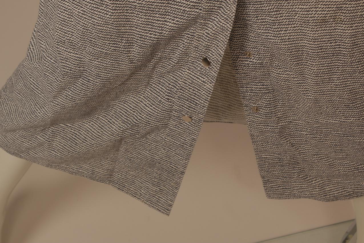 Vintage Vuokko grey patterned shirt dress S - Image 10