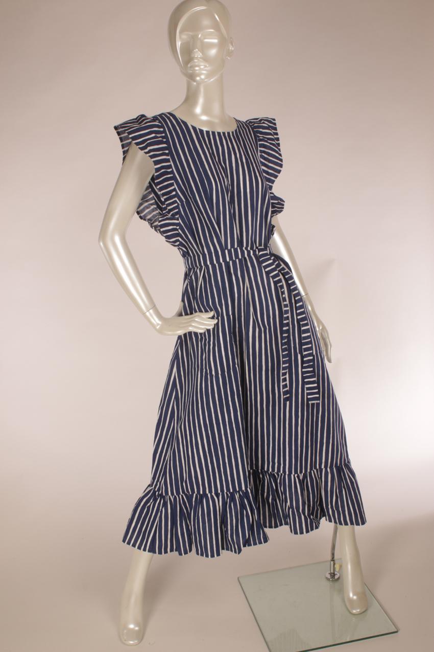 Marimekko sininen “Mari-essu” mekko Liisa Suvanto L