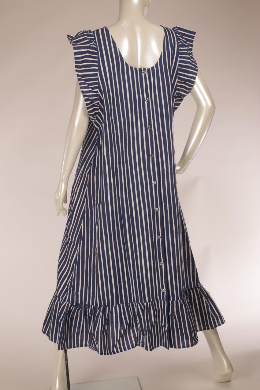 Marimekko sininen “Mari-essu” mekko Liisa Suvanto L - Image 8
