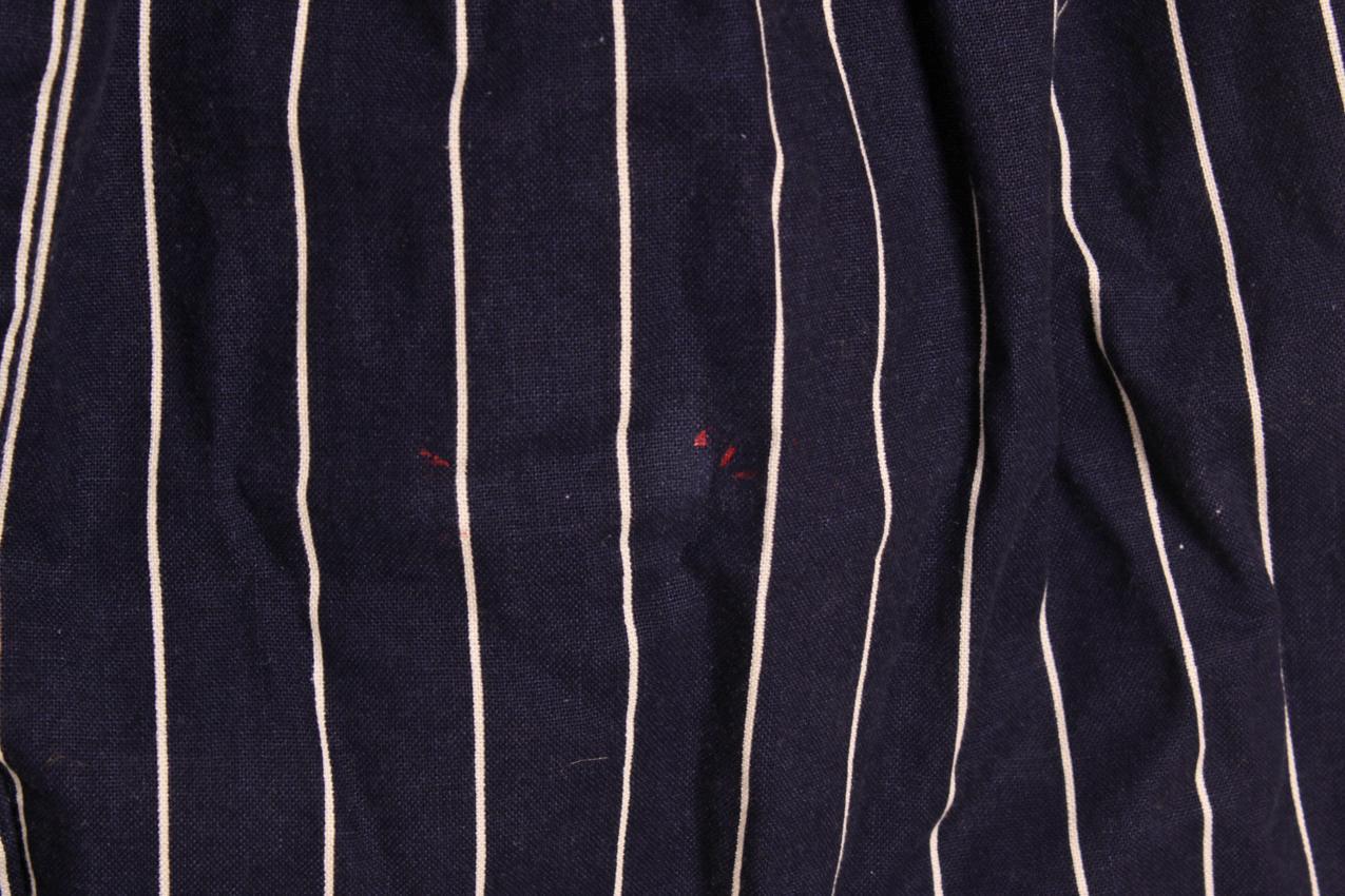 Vintage Vuokko navy blue jacket with white stripes M - Image 7