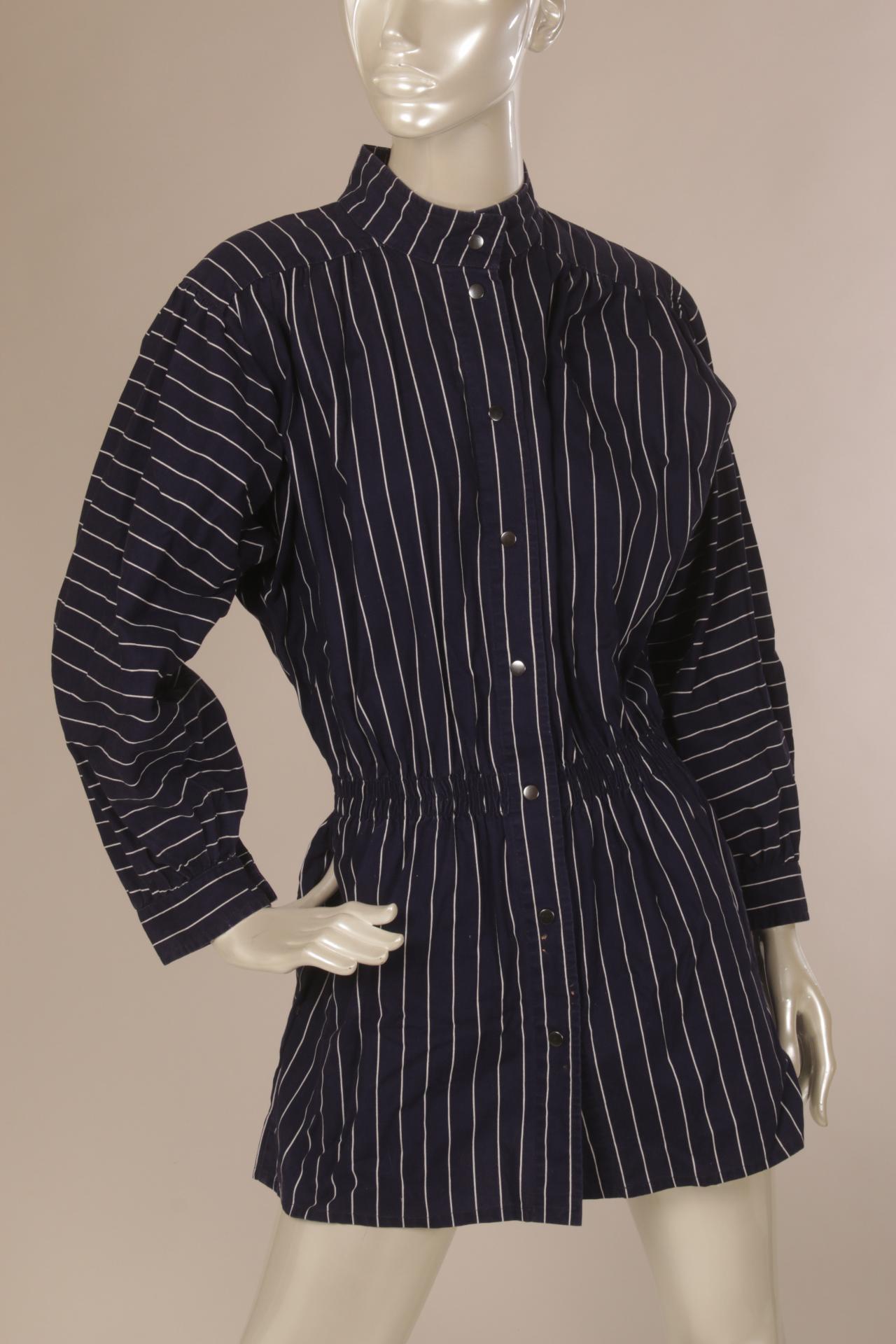 Vintage Vuokko navy blue jacket with white stripes M