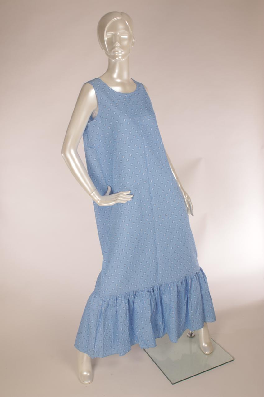 Vintage Marimekko vaaleansininen maksimekko XL