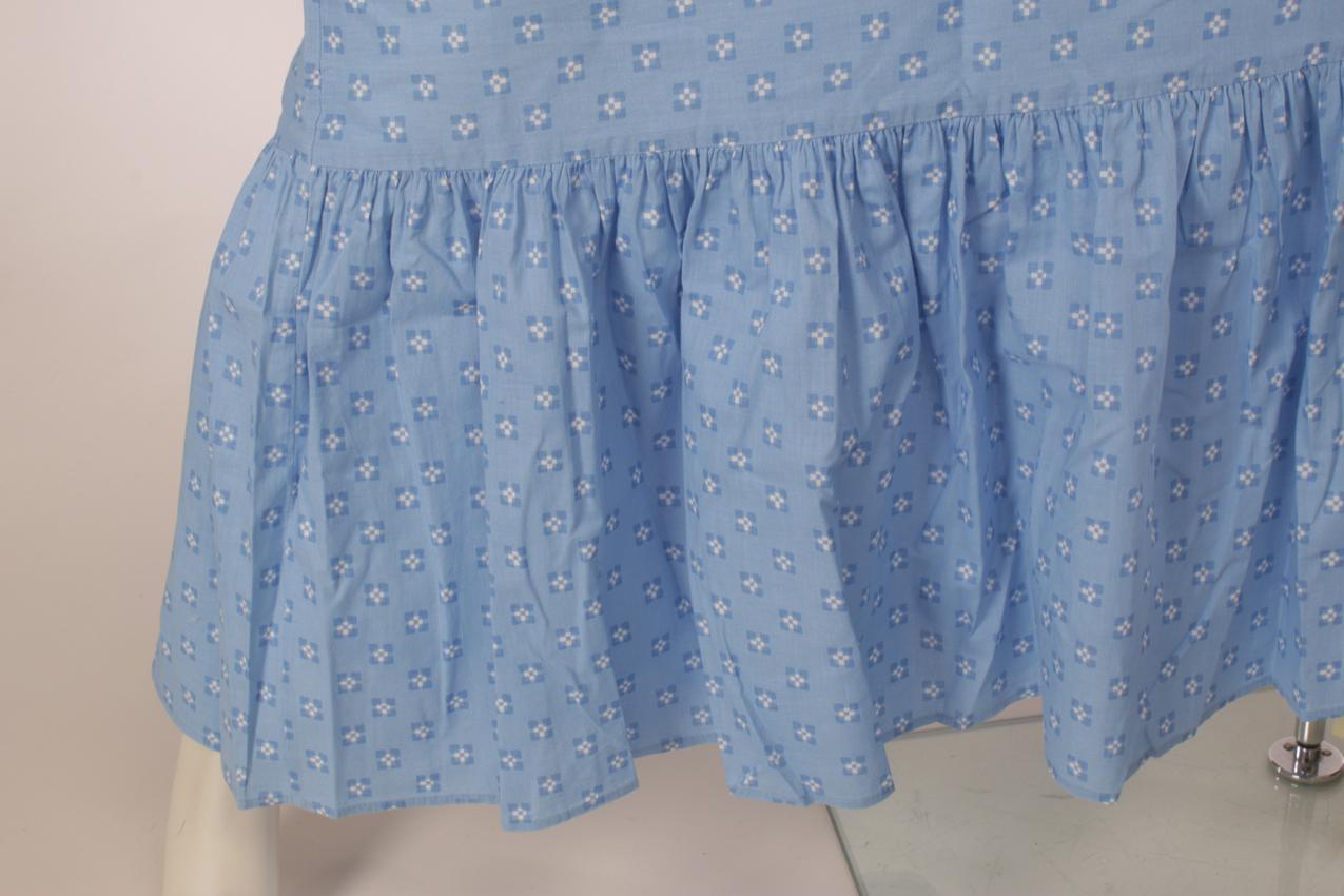 Vintage Marimekko vaaleansininen maksimekko XL - Image 5