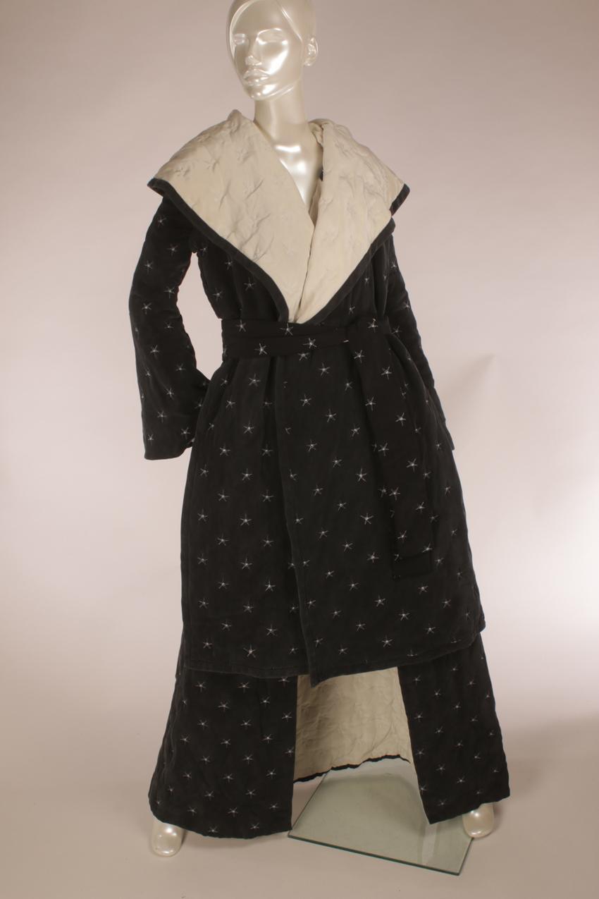 Vintage Marimekko Jukka Rintala topattu kimonotakki ja -liivi S - Image 3