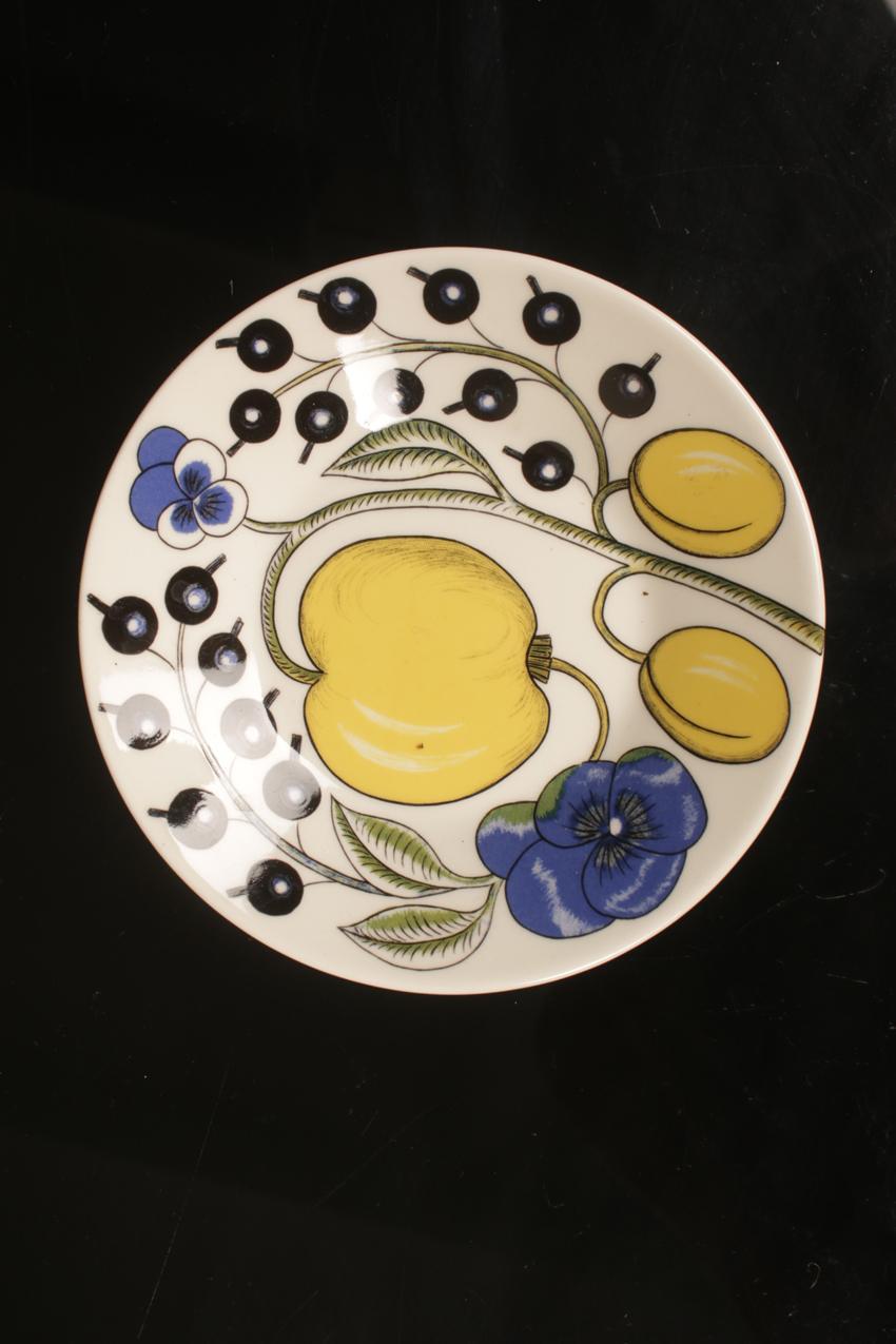 Arabia Birger Kaipiainen “Paratiisi” six coffee cups and saucers - Image 7