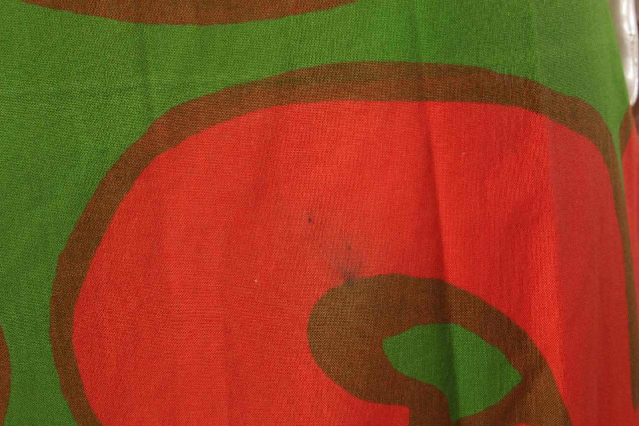 Marimekko Annika Rimala vihreä oranssi ”Monrepos” “Keidas” maksimekko M - Image 11