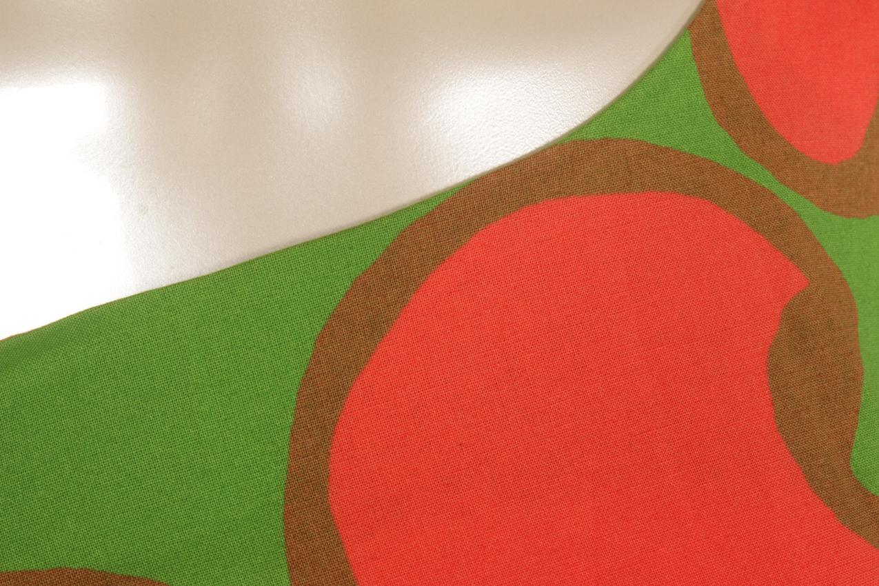 Marimekko Annika Rimala vihreä oranssi ”Monrepos” “Keidas” maksimekko M - Image 4