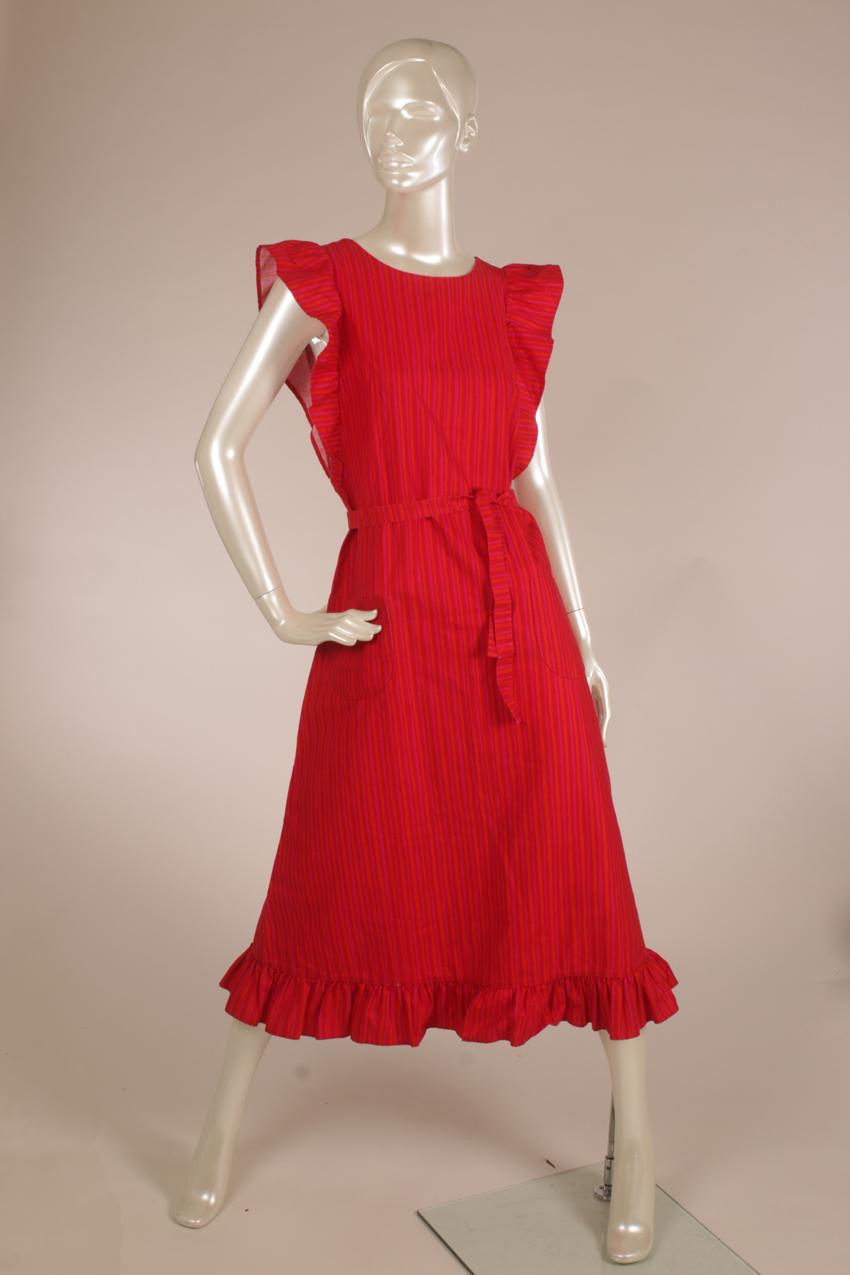 Vintage Marimekko punainen “Mari-essu” mekko Liisa Suvanto M