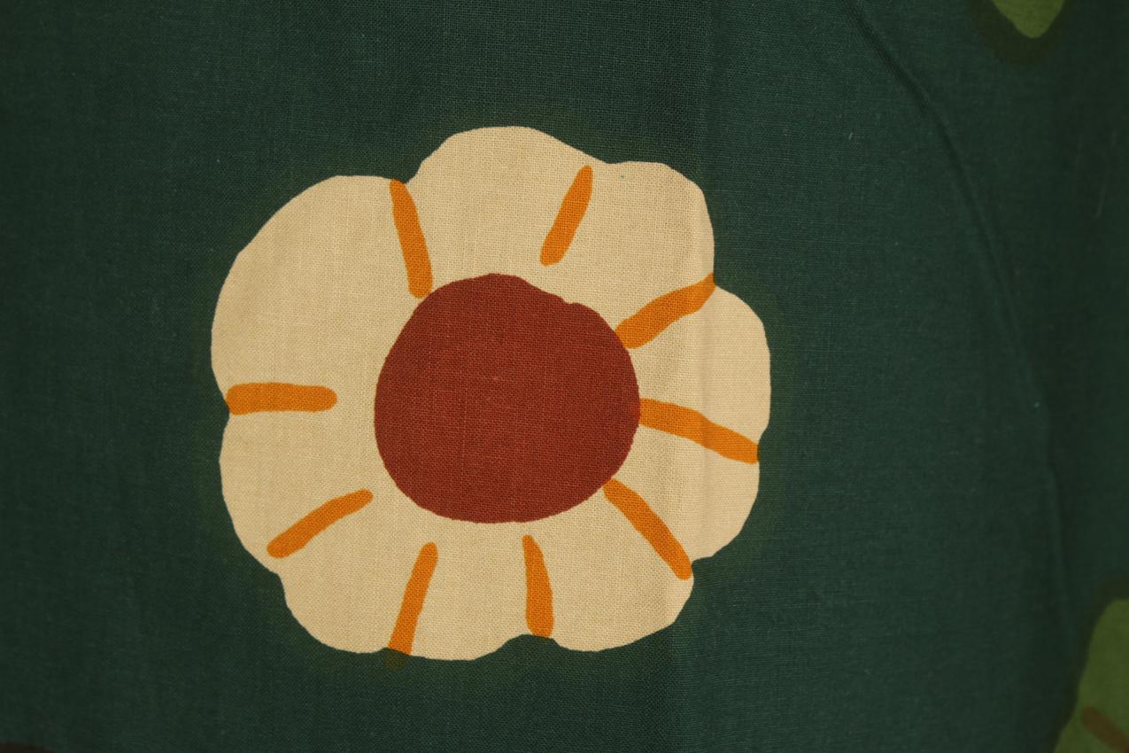 Vintage Marimekko Katsuji Wakisaka “Nekku” kangas verho - Image 3