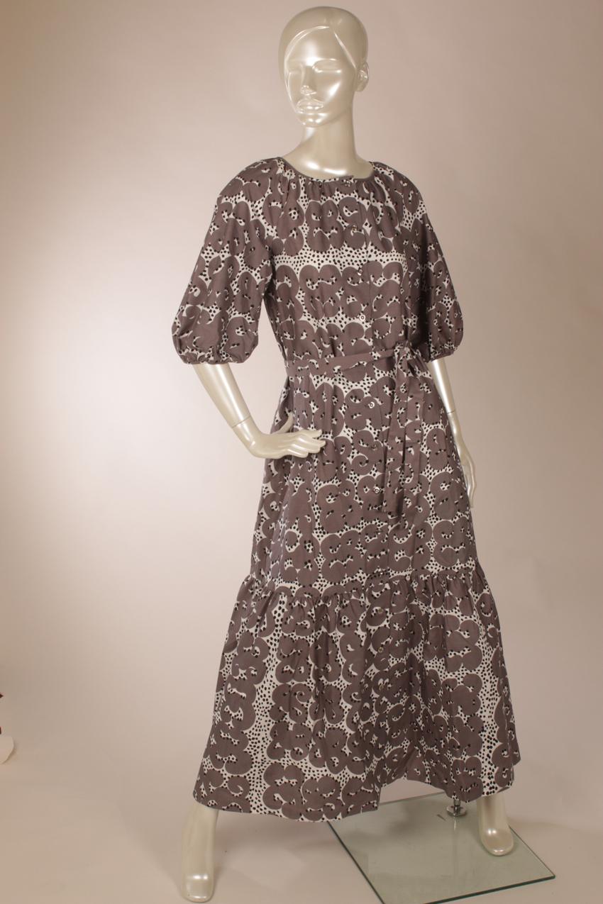 Vintage Marimekko Annika Rimala “Rakkauskirje” “Tarha” maksimekko S